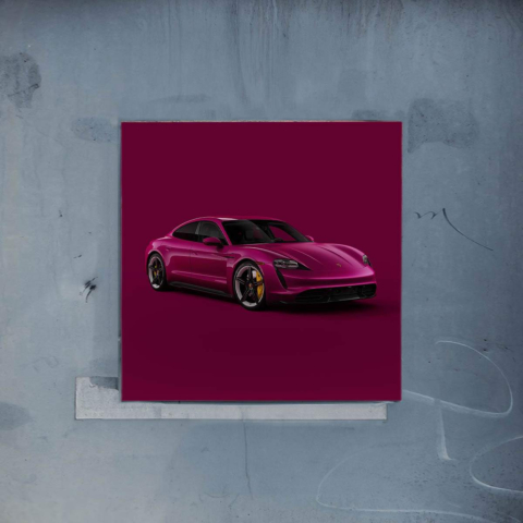 Plakat Porsche Taycan