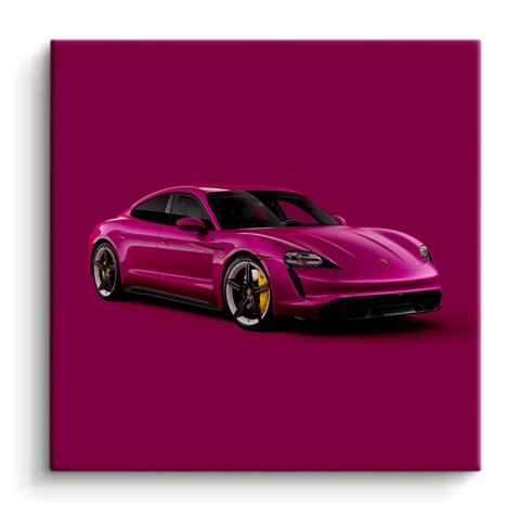 Porsche Taycan PVC Mat Art