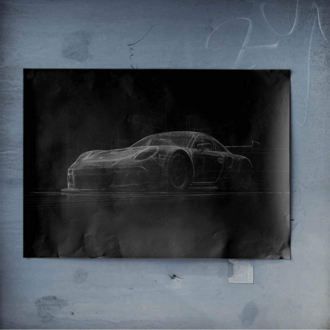 Porsche 911 Poster Art