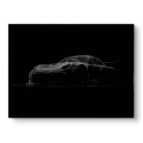 Porsche 911 PVC Matt Art