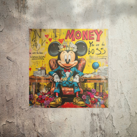 Boss Maus Geld Poster