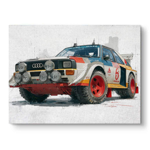 Audi Quattro Obraz na Płótnie