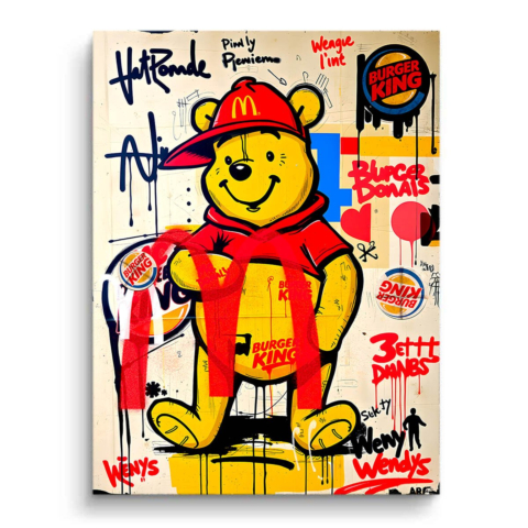 Burger King Bear PVC Matt Art