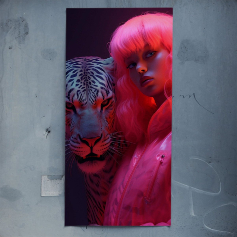 Neonowa Dzika Harmonia Plakat