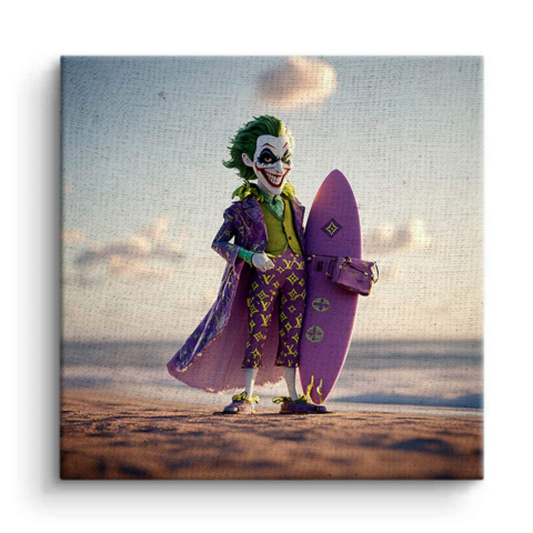 Joker Surfer Leinwandbild