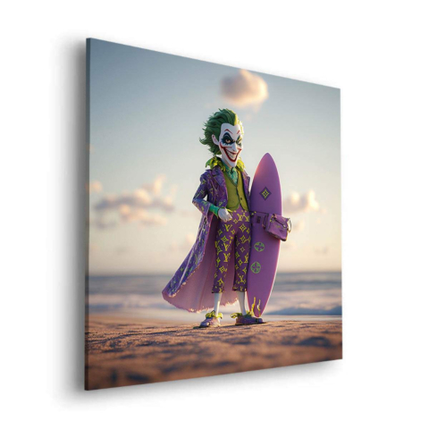 Joker Surfer Obraz na Płótnie Dibond PCV Matowy