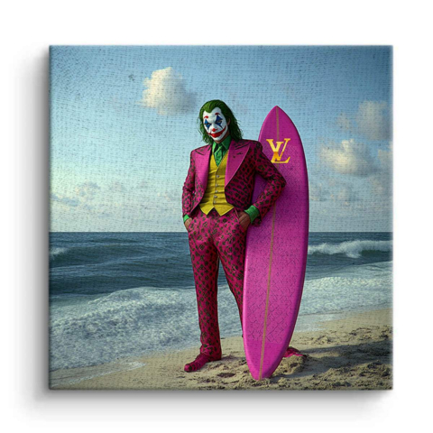 Joker Surfing Stil Leinwandbild