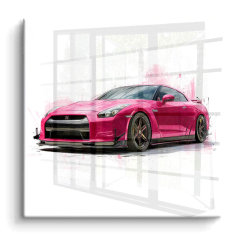 Pink Speedster PVC Gloss Art