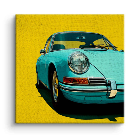 Vintage-Sportwagen Leinwandbild