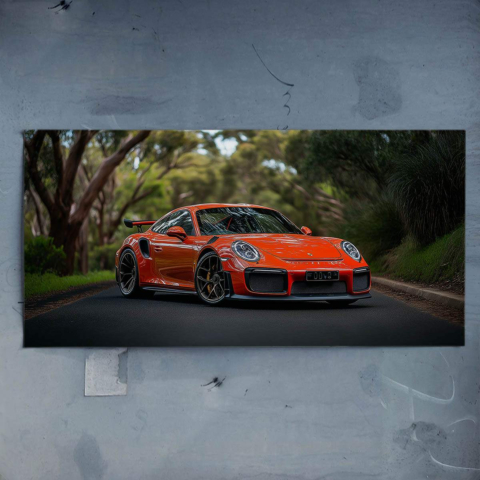 Speedster auf der Straße Poster