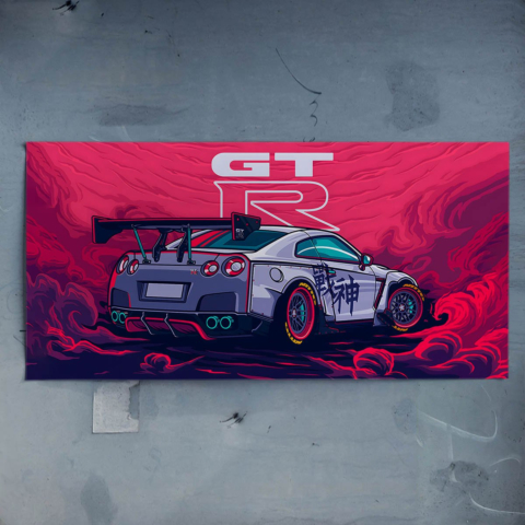 Nissan GT-R Poster