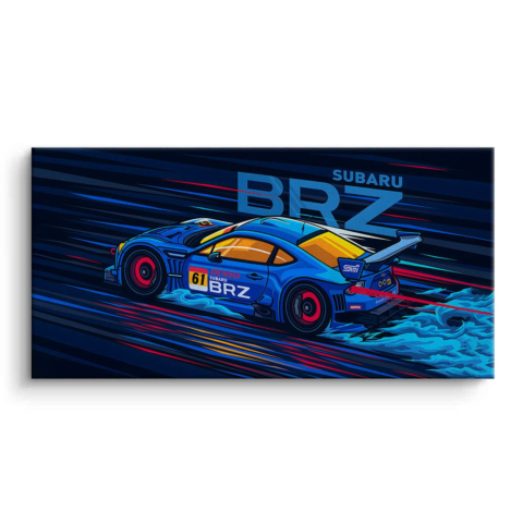 Subaru BRZ Voiture de Course Toile