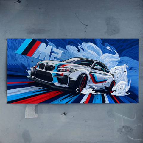 M Motorsport Branding Poster