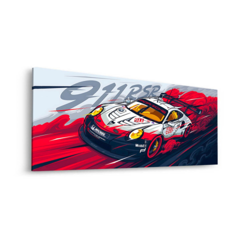 Porsche 911 RSR Obraz na Płótnie Dibond PCV Matowy