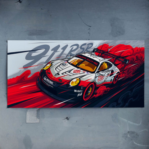 Porsche 911 RSR Poster