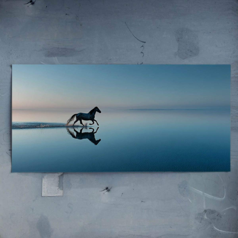 Laufende Reflexion Poster