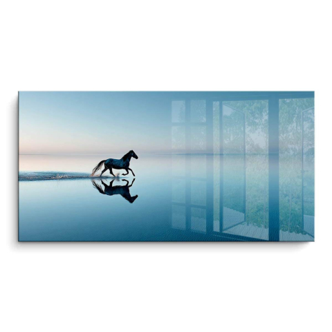 Laufende Reflexion PVC Glänzend Kunst