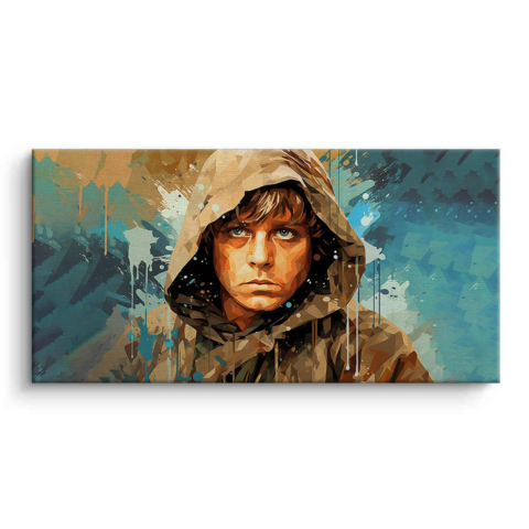 Jeune Homme Déterminé Toile