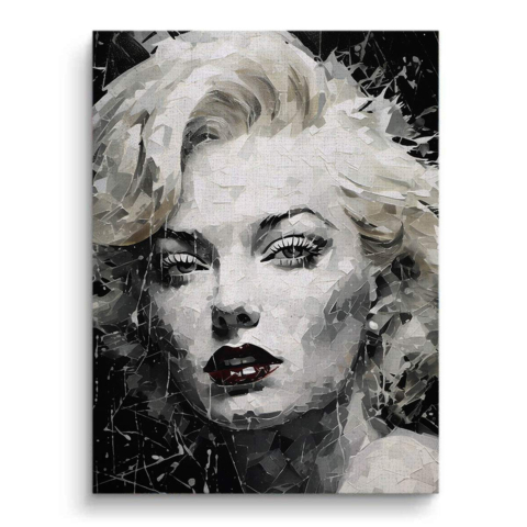 Marilyn Monroe Collage Leinwandbild
