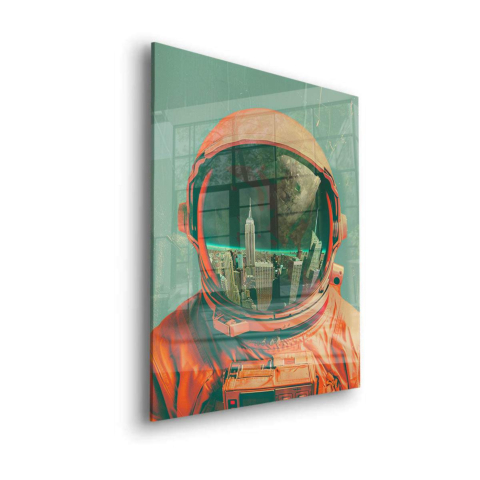 Explorateur Cosmique Verre Acrylique