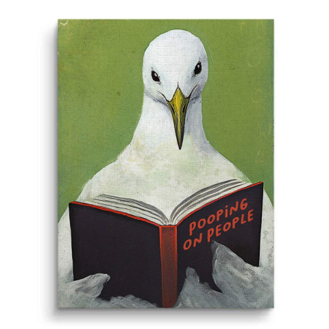 Lecteur d'oiseaux Toile