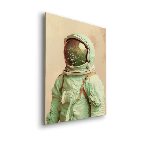 Blumenraum Helm Dibond Matt Kunst