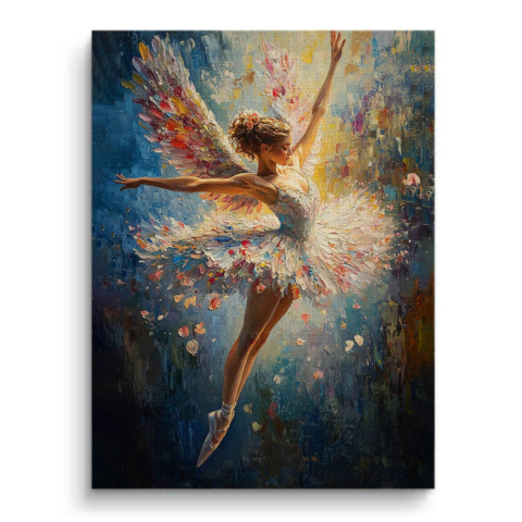 Anmutiges Ballett Leinwandbild