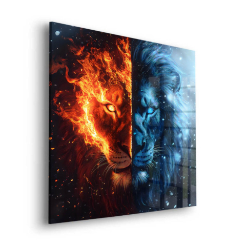 Glace et Feu Verre Acrylique