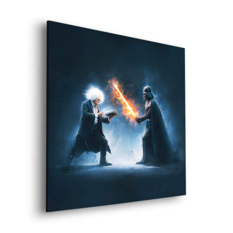 Confrontation Épique Art Dibond Mat