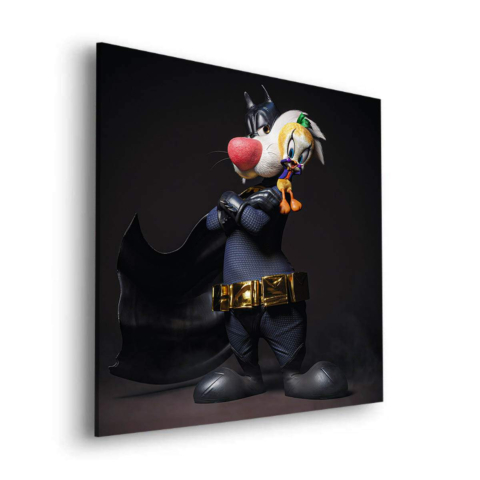Souris Super-Vilain Art Dibond PVC Mat