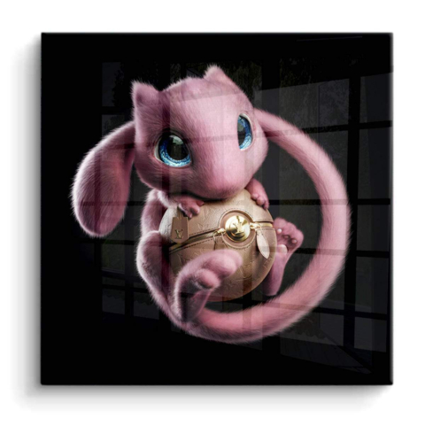 Verzauberter Baby-Drachen PVC Glänzend
