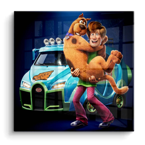 Scooby-Doo und Shaggy PVC Glänzend Kunst