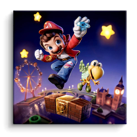 Super Mario Odyssey Art PVC Mat