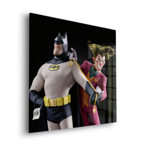 Confrontation de Super-Vilain Verre Acrylique