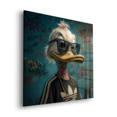 Städtische Ente Acrylglas
