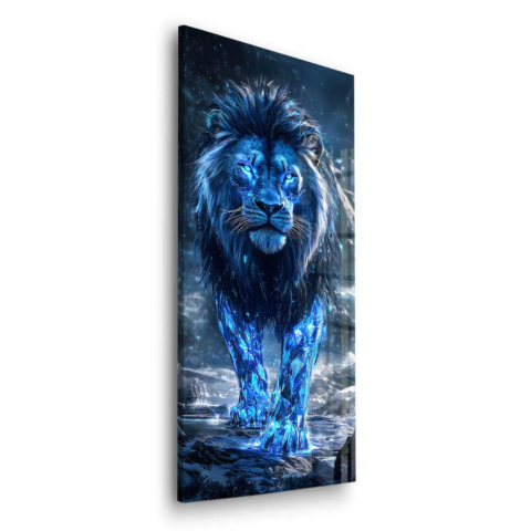 León de hielo místico Vidrio Acrílico