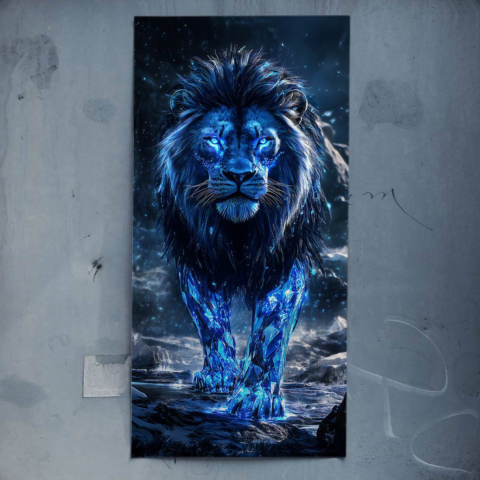 Lion de Glace Mystique Poster