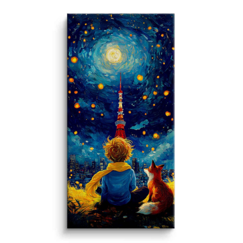 Nacht Himmel Traum Leinwandbild