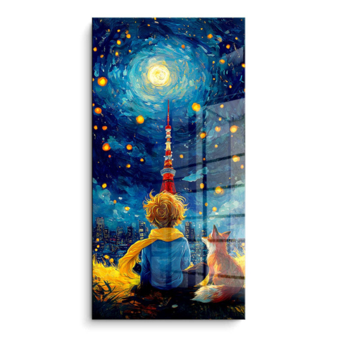 Nacht Himmel Traum PVC Glänzend Kunst