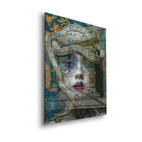 Serpent Empress Acrylic Glass Art