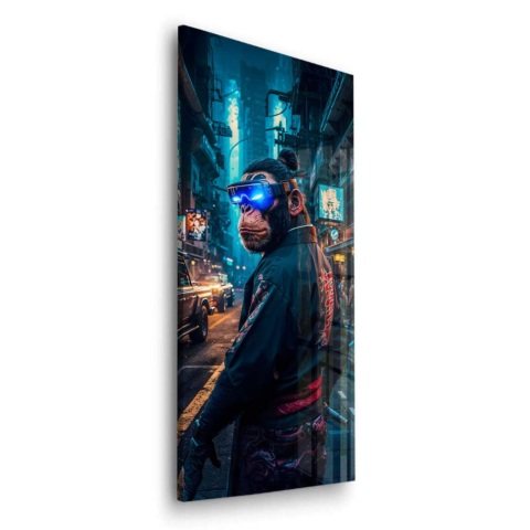Cyberpunk Monkey Acrylic Glass Art