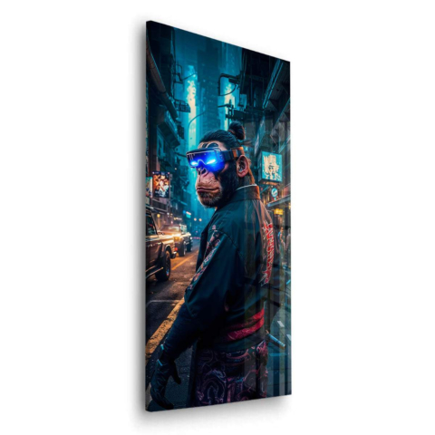 Cyberpunk Monkey Acrylic Glass Art