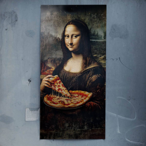 Mona Lisa Pizzeria Poster