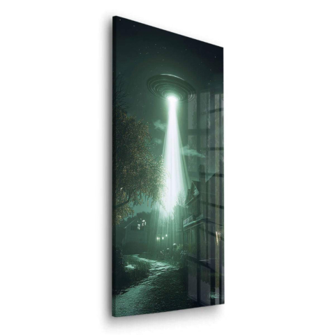 UFO Encounter Acrylic Glass Art