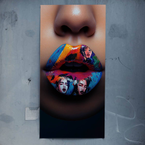 Expressions Colorées Poster