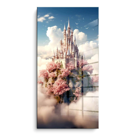Enchanted Mountain Castle PVC Gloss Art
