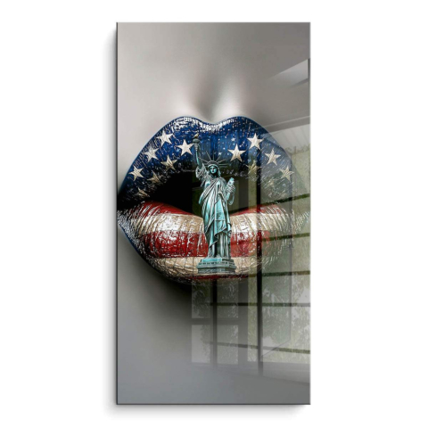 Patriot Lips PVC Gloss Art