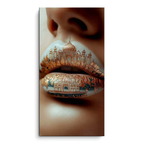 Golden Mughal Palace PVC Matt Art