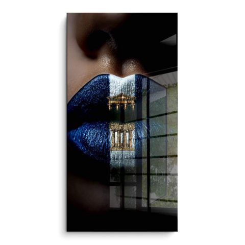 Antikes Griechenland Reflexion PVC Glänzend Kunst