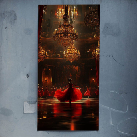 Elegancki Plakat Baletowy